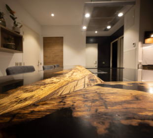 Plan de travail en bois