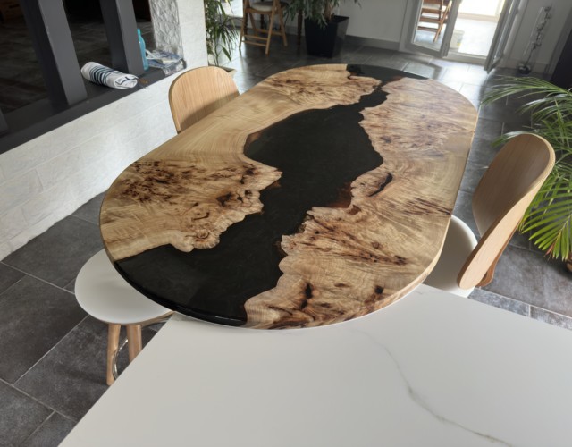 table riviere ilot de cuisine
